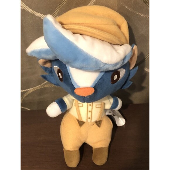 Animal Crossing Kicks Shanks Blue Skunk 8" Plush Toy Little Buddy Nintendo - Picture 4 of 9
